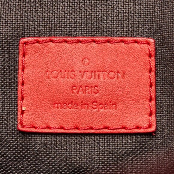 Louis Vuitton Fusain Damier Infini Leather Tadao PM Tote Bag - Picture 6 of 12